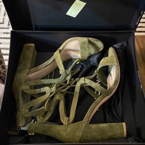 Marciano Olive Green Heels NEW